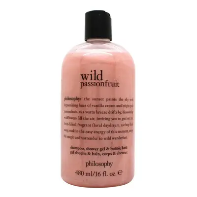 Philosophy Shampoo / Shower Gel / Bubble Bath 480ml Wild Passion Fruit