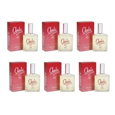 Charlie Red Eau Fraiche Ladies Spray ML (Pack of 6)