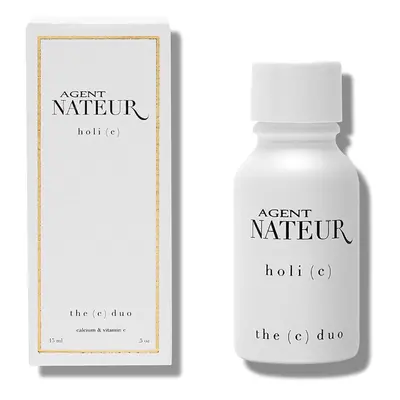 Agent Nateur holi c Natural C Duo Calcium Vitamin C Powder Vegan NonToxic Clean Skincare oz 15ml