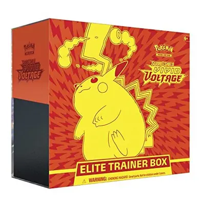 TCG: Sword & Shield-Vivid Voltage Elite Trainer Box (8 Boosters & Premium Accessories) for ages 