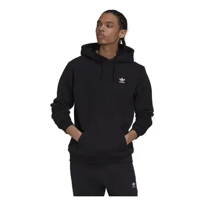 adidas Originals Men's Adicolor Essentials Trefoil Hoodie Black X-La