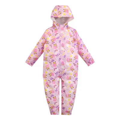 Peppa Pig Girls Puddle Suit Pink