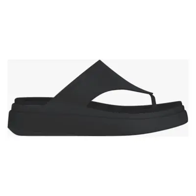 (UK 8, Black) Crocs 209410-6UR GETAWAY PLATFORM FLIP Womens Flip-Flops Quartz