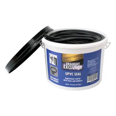 Stormguard UPVC Replacement Door and Window Gasket Rubber Seal Black Metres