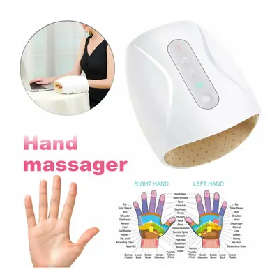 Electric Hand Palm Massager Heated Finger Apparatus