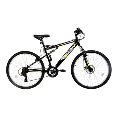 Dallingridge Duke DS Full Suspension Mountain Bike, 26" - Black/Yellow