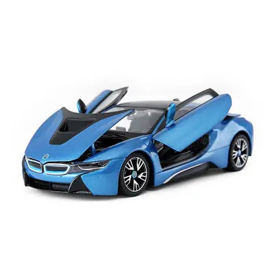 (Blue) 1:24 BMW I8 Supercar alloy car model Diecasts & Toy Vehicles Collect gifts Non-remote con