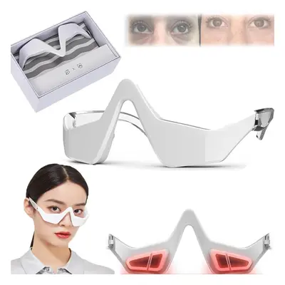 Red Light Glasses, RevitalEye Advanced Under-Eye Renewal Therapy, Microcurrent Eye Beauty Device