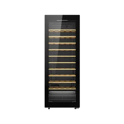 SIA HSWC150BL/G Freestanding 150L, Bottle Wine Cooler Chiller in Black