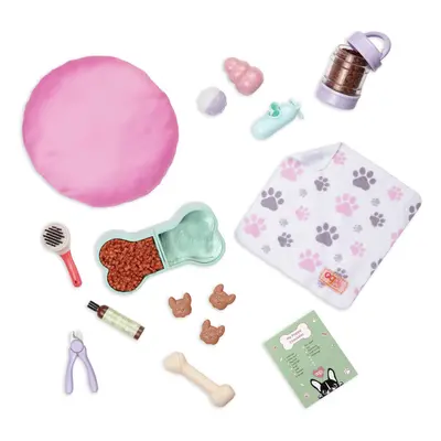 Paw Paradise Set â Pet Puppy Accessory Kit for 18-inch Dolls â Piece Pet Care Accessory Set