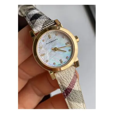 URBERRY BU9226 WOMEN'S WATCH MULTICOLOUR STRAP WHITE DIAL GOLD CASE