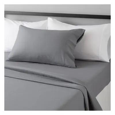 Amazon Basics Lightweight Super Soft Easy Care Comfortable Microfiber 3-Piece Bed Sheet Set With