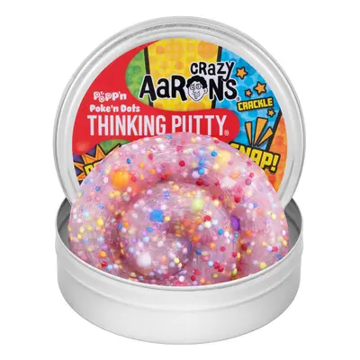 Crazy Aaron's Poke'N Dots Poppn Thinking Putty - 4"" Tin Thinking Putty - Non-Toxic Sensory Play