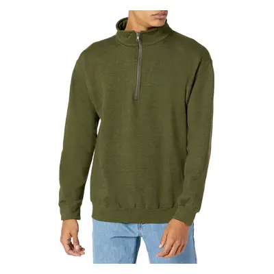 Gildan Adult Fleece Quarter-Zip Cadet Collar Sweatshirt Style G18800