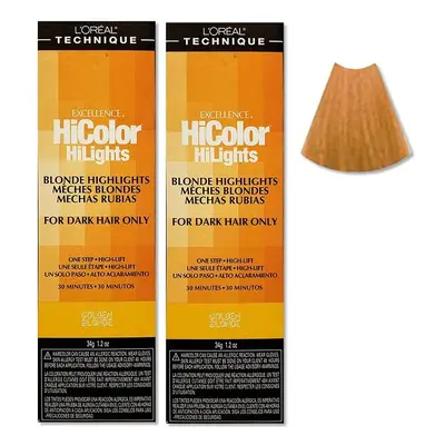 (Golden Blonde - (2pks)) L'Oreal Excellence HiColor Golden Blonde BLONDE HiLights For Dark Hair 