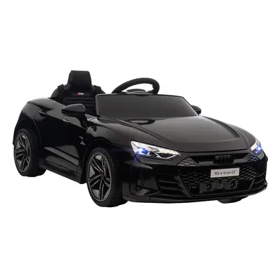 HOMCOM Audi RS e-tron GT Licensed 12V Kids Electric Ride on W/ Remote, Black