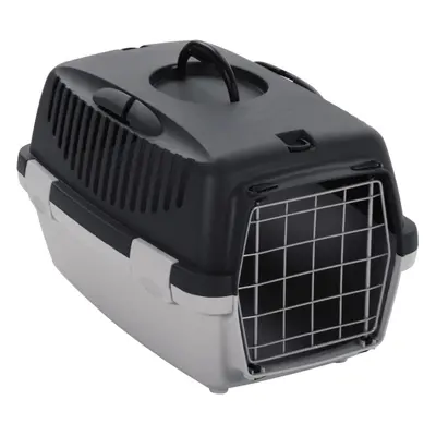 (48 x x cm (L x W x H)) vidaXL Pet Carrier Pet Carrier Dog Transport Box Dog Carrier Grey and Bl