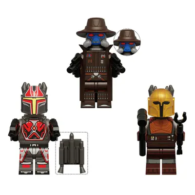 3pcs Star Wars series Blacksmith Bain Commander Building Blocks Minifigures Toys Fit Lego