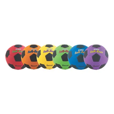 Champion Sports RS3SET Softeeze Soccerball Set,Assorted,PK6