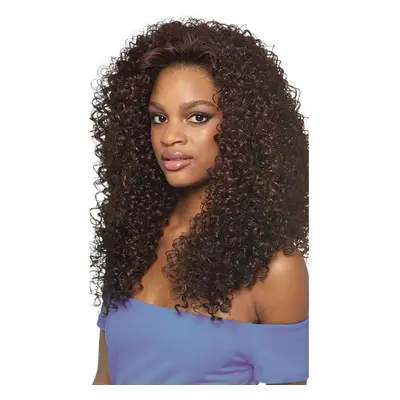 Outre DOMINICAN CURLY BUNDLE HAIR (1B Off Black) Batik Quick Weave Syn