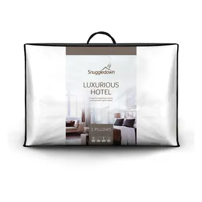 (Medium Pillow, Pack) Snuggledown Luxurious Hotel Pillow UK Made