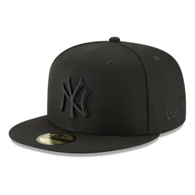 New Era 59Fifty Hat MLB Basic New York Yankees Black/Black Fitted Baseball Cap (7 7/8)