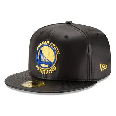 NBA Golden State Warriors Men's Faux Leather 59FIFTY Fitted Cap 7.125