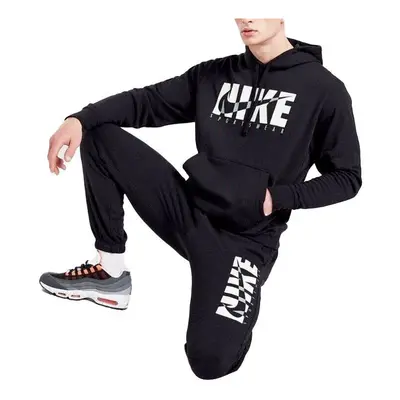 (Medium) Nike Mens Black Club Sportswear Tracksuit