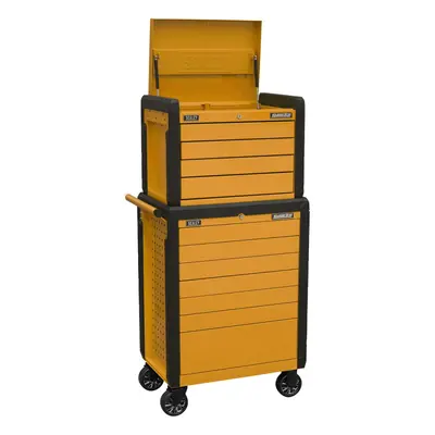 Sealey Superline PRO® Push-To-Open Topchest & Rollcab Combination Drawer - Orange APPDSTACKO