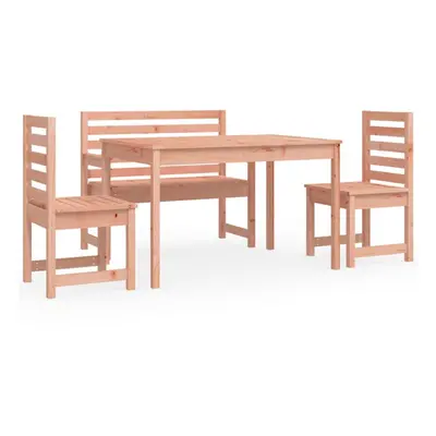 (natural douglas) vidaXL Garden Dining Set Outdoor Table and Chair Set Piece Solid Wood Pine