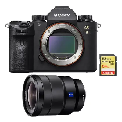 SONY A9 + SEL 16-35MM F4 ZA OSS + 64GB SD card