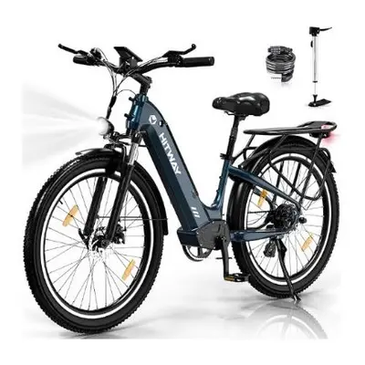 HITWAY Bk16 26x3.0 Electric Bike,250W City Cruiser E bike