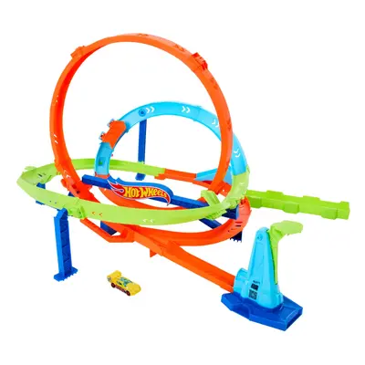 Let's Race Netflix - Toy Car Track Set, Action Loop Cyclone Challenge Track Set, Ways to Play & 