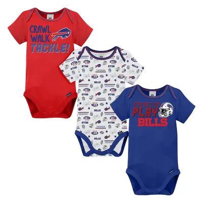 Gerber Unisex Baby Baby Boys NFL Pack Short Sleeve Onesie Bodysuit Team Color Months