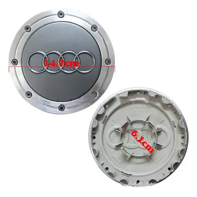 4pcs 148mm holes Wheel Center Hub Cap for Audi A4 A6 4B0601165A Grey