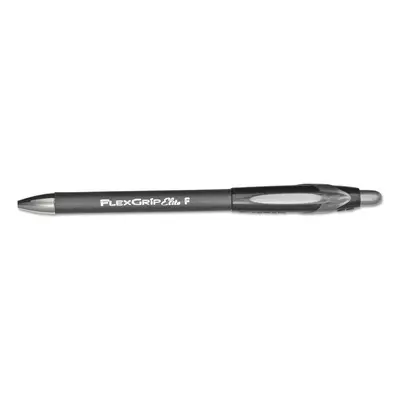 Flexgrip Elite Ballpoint Retractable Pen Black Ink Fine Dozen