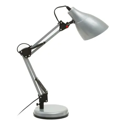 Premier Housewares Finley Silver Desk Lamp