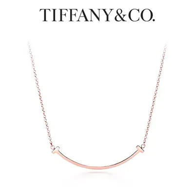 Tiffany Tiffany T series small smile necklace