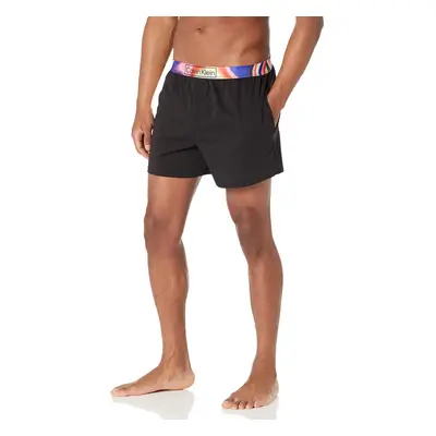 Calvin Klein Mens Reimagined Heritage Pride Sleep Short Black Small