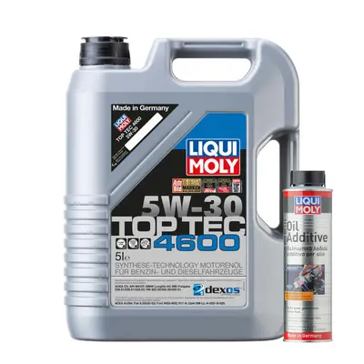 5L LIQUI MOLY TOP TEC 5W30 Engine Oil SN CF BMW LL + Oil Additive 300ml