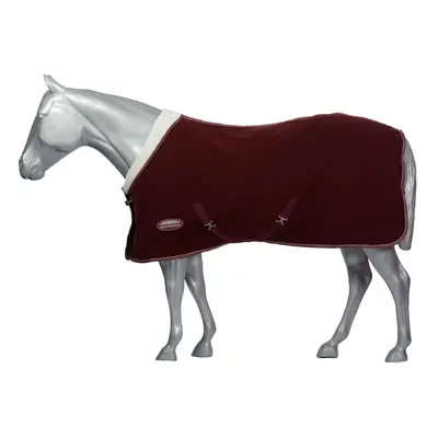 Weatherbeeta Sherpa Fleece Cooler Standard Neck Maroon/White 84""