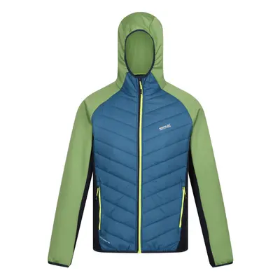 (XL, Moroccan Blue/Piquant Green) Regatta Mens Andreson VIII Hybrid Jacket