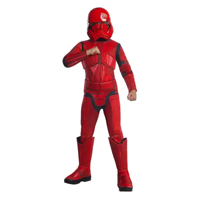 Rubie's Official Disney Star Wars Ep Red Stormtrooper Deluxe Child Costume, Kids Fancy Dress