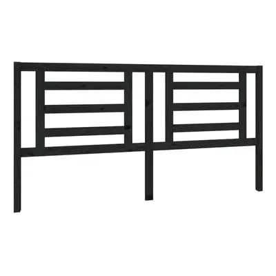 (black, x x cm) vidaXL Bed Headboard Bedroom Bed Header Decorative Headboard Solid Wood Pine