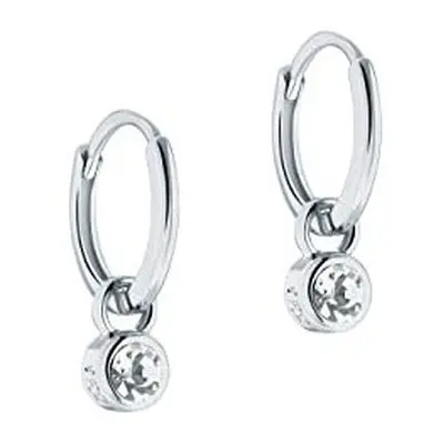 Ted Baker Sinalaa Crystal Huggie Earring (Silver Tone/Crystal)