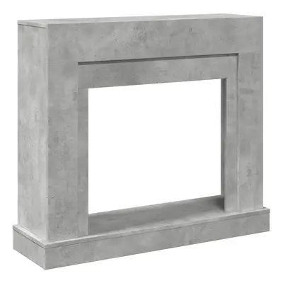 (concrete grey) vidaXL Fireplace Surround Fire Surround Only Fireplace Frame Engineered Wood