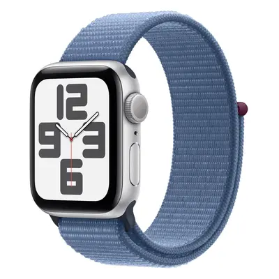 Apple Watch SE 40mm GPS (MXEE3, Silver Aluminium Blue Cloud Sport Loop)