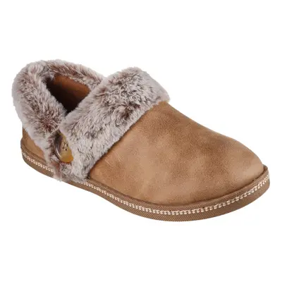 (6 UK, Chestnut) Skechers Womens/Ladies Cozy Campfire French Toast Leather Slippers