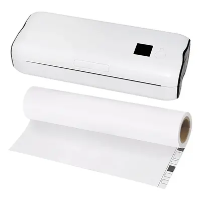 (Only Paper 50pcs) Mini Household Inkless A4 Printer Multifunctional Mobile Printer For Picture 