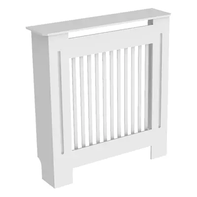 (S(H92 X W78 X D19cm))) Wooden Radiator Cover Heating Cabinet White